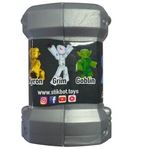 Zing StikBot Monsters Egg Blind Pack Mystery Articulated Figure EB002 Silver